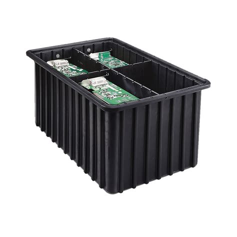 electrical esd box|esd boxes with dividers.